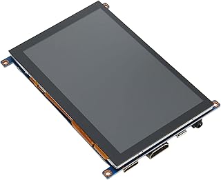 Compare 5 Inch Touch Screen, 800x480 High Resolution HDMI Monitor, 178 Degree Viewing Angle IPS Portable Monitor, for RPi, for Ubuntu Mirror, Computer at KSA Price