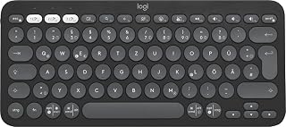 Compare Logitech Pebble Keys 2 K380s, Wireless MultiDevice Bluetooth Keyboard with Customisable Special Keys, Slim, Mobile, Easy Switch  Windows, macOS, iPadOS, Android, ChromeOS, German QWERTZ, Graphite at KSA Price