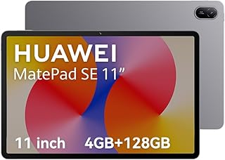 Compare HUAWEI MatePad SE 11'' 4+128GB Grey Tablet, FullView Display, Large Capacity Battery, Without PEN, 1Year Amazon Exclusive Huawei Care+ at KSA Price