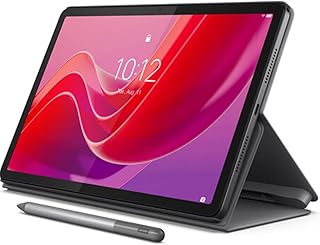 Compare Lenovo Tab M112024  Long Battery Life  11" FHD Display  13MP Camera  4GB Memory  128GB Storage  Android 13  Dolby Atmos  Pen & Folio Case Included at KSA Price