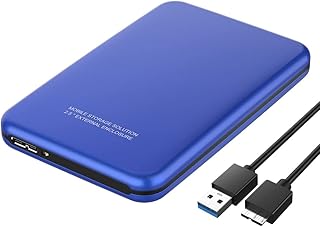 Compare USB3.0 External Hard Disk 500GB 1TB 2TB Storage Device Drive 7200rpm Drive Mobile Hard Disk HDD 2.5" Color : Blue, Size : 1TB at KSA Price