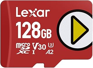 Lexar Play Micro SD Card 128GB, microSDXC UHS-I…