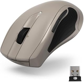 Compare Hama Wireless Computer Mouse with 7 Buttons, Silent Laser Wireless Mouse for PC, Laptop and Notebook for RightHanded Users, Comfort Size, 60012003200 dpi, Windows 111087VistaXP, MAC, Beige at KSA Price