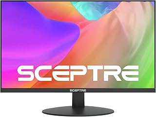 Compare Sceptre IPS 24Inch Computer LED Monitor 1920x1080 1080p HDMI VGA up to 75Hz 300 Lux Buildin Speakers 2021 Black E249WFPT at KSA Price