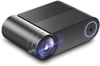 Compare Projector with 1080P Full HD and 140'' Display Supported, Upgraded Lux Video Projector Compatible with TV Stick PS4 HDMI VGA TF AV USB, Home Theater Projector, LATTLIV at KSA Price