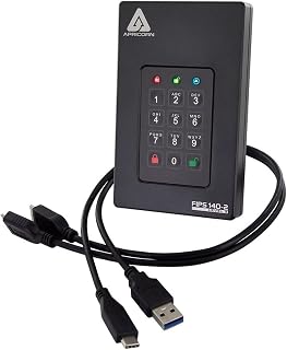 Compare Apricorn 2TB Aegis Fortress L3 FIPS Level 3 Validated USB 3.0 Hardware Encrypted Portable Drive AFL32TB, black at KSA Price