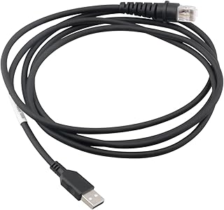 Compare VOTTAN Barcode Scanner Accessories RJ45 to USB Cable Compatible with Honeywell Barcode Reader 3800G 3820 3200 3900i 4600Q 4800P 6300dpm Model 2M  6FT Flatted USB Port at KSA Price