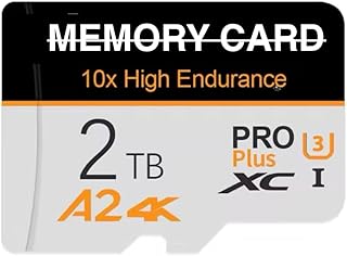 Compare Memory Card 2TB, A2 4K, PRO Plus, U3 XC I, 10x High Endurance at KSA Price