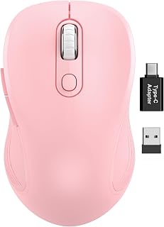 Trueque Wireless Mouse for Laptop, 2.4GHz Ergonomic…