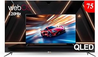 Dansat 75-inch QLED Smart TV, 120Hz Refresh Rate,…