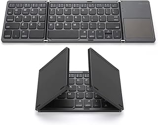 Eacam Foldable BT Wireless Keyboard Pocket Size…