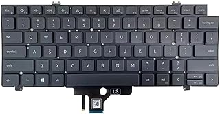 Compare Laptop Replacement US Layout Backlit Keyboard for DELL Latitude 7420 7410 5420 Black at KSA Price