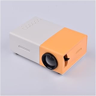Compare Portable Mini Projector Children's Mini Projector Mini Portable LED Projector YG300 Small Yellow Machine Home Early Education Multimedia Home Theater Projector Color : Bianco, Size : L Color : Gia at KSA Price