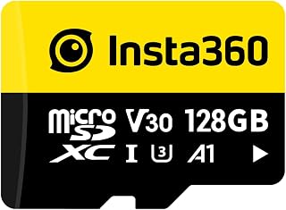 Compare Insta360 128GB UHSIII V30 MicroSD Memory Card for One XOne X2  X3  X4, One ROne RS, Ace Pro and Sphere Action Cameras at KSA Price
