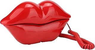 Compare Elegant Lip Phone Phone for Smooth Communication in House and Settings Red at KSA Price