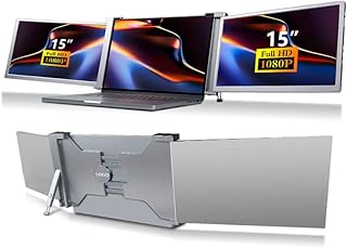 Morelian 15 inch Portable Triple-screen Monitor…