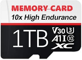 Compare 1TB Memory Card, V30 A1 Class 10, Ultra Fast, High Endurance for 4K Video Recording at KSA Price