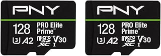 PNY - 128GB Pro Elite Prime Class 10 U3…
