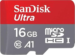 SanDisk 16GB Ultra microSDHC UHS-I Memory Card with…