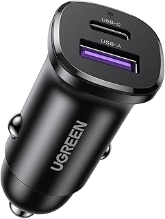 UGREEN Car Charger Fast Charging 30W for…