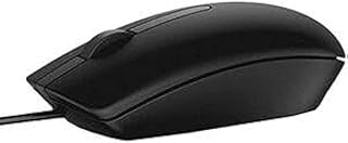 Dell MS116 USB Wired Optical Mouse- Black