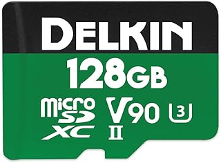 Compare Delkin Devices 128GB Power microSDXC UHSII V90 Memory Card at KSA Price