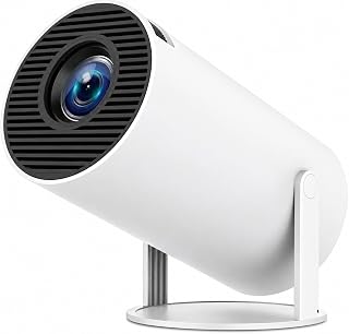 Compare HY300 Pro Mini Projector with WiFi 6, Bluetooth 5.4, Android 14, Auto Keystone Correction, 180° Rotatable Design, Portable Home Theater Projector at KSA Price
