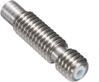 Compare 3D printer accessories, 1.75mm 3PCS M6X25 Extruder Accessory Thread Nozzle Throat With Teflon For 3D Printer printer at KSA Price