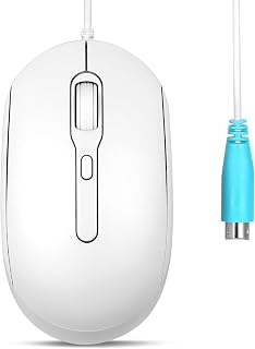 Compare perixx PERIMICE222PW Wired PS2 Optical Mouse  Long 5.9 Ft Cable  Optical 120016002000 DPI Design  White at KSA Price