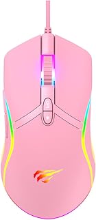 Compare Havit MS1026 Gaming Series RGB Mouse, Pink at KSA Price