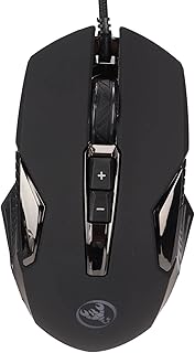 Compare ERTRYF Wired Gaming Mouse, 4 Level Adjustable DPI RGB Color Backlit Computer Mouse Wired Ergonomic Design for Laptop for Desktop Computers at KSA Price