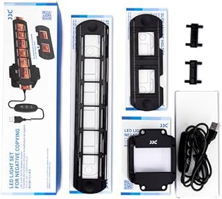 Compare Smart E  JJC Negatives Scanning LED Light 35mm Film Scanner with Strips & Slides Holder Photo Scanner Film Digital Converter Copier LED Light Set at KSA Price