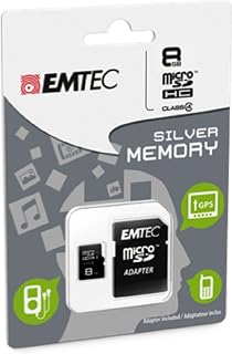 Compare EMTEC 8 GB Class 4 Mini Jumbo Super MicroSDHC Memory Card with Adapter at KSA Price
