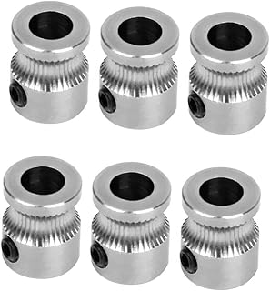 Compare Table Mats Marble Table Mats Marble 6 PCS extruder 3d printer MK7 driver gear 5mm shaft 3D printer driver gear 5mm Stainless steel drive gear Accessories at KSA Price