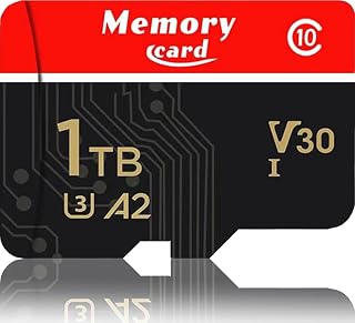 Compare 1024GB Micro Card Memory Card A1 UHSI U3 V30 Class 10 Compatible, Read Speed Up to 100MBs,Write Speed Up to 70MBs,Adapter Included at KSA Price