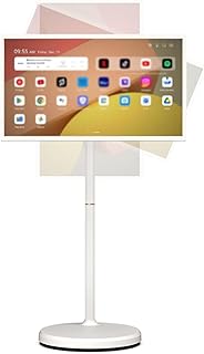 27 inch Smart Portable TV on Wheels, Android…