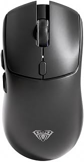 Compare AULA SC580 SE Wireless Gaming Mouse, TriMode 2.4GBT5.0USBC Rechargeable Computer Mouse, 10000 DPI Adjustable Wireless Gaming Mouse with 6 Programmable Buttons, Ergonomic PC Mouse BK at KSA Price