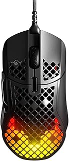 Compare SteelSeries Aerox 5 Gaming Mouse – Ultra Lightweight 66g – 9 Programmable Buttons – IP54 Water Resistant – PCMAC – FPS, MOBA, Battle Royale, MMO, RPG, Black at KSA Price