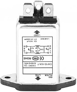 Compare 1PCS EMI RFI Filter AC 250V 10A CW1D10AT Suppressor Power Line Noise Filter CW1D10AT at KSA Price