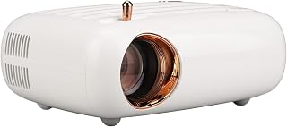Compare Mini Projector, 1080P HD Portable Wireless Movie Projector High Performance Streamlined Design Projector for Home Office Outdoor Laptop PC DVD TV 100 to 240V at KSA Price
