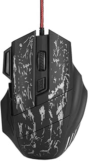 Compare USB Wired Mouse,7 Buttons Optical Game Mice For PC games,5 adjustable DPI Computer Mouse,1000DPI, 1600DPI, 2400DPI, 3200DPI, 5500DPI at KSA Price