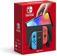 Nintendo Switch (OLED) Neon Red & Neon Blue…