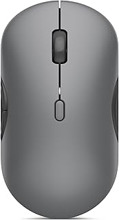 Compare Lenovo 700 MultiDevice Wireless Mouse, Bluetooth or 2.4 GHz USBA Connection, Connect up to 3 Devices, 36 Month Battery Life, Luna Grey at KSA Price