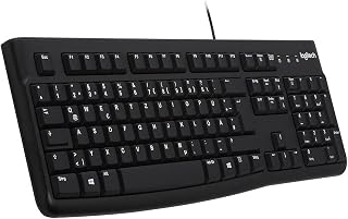 Compare Logitech K120 Spill Resistant Rugged Keyboard with Adjustable Tilt Legs and Quite Typing Black at KSA Price