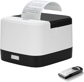 Compare LENVII 58MM Thermal Receipt Printer 2 inch POS Thermal Printers with USB Ports,90mmsec highSpeed Printing,Compatible with ESCPOS Print use for WindowsMAC, RetailerBilling Invoice Printer at KSA Price