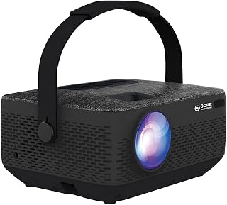 Compare HD Portable Home Theater Projector Bundle with Carrying Bag and 100" Screen at KSA Price