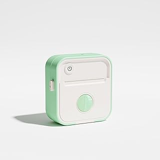 Compare Mini Sticker Printer LXD5 Small Thermal Pocket Sticker Printer Multifunction mini printer Green at KSA Price