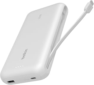 Belkin Portable Charger, Power Bank with Integrated…