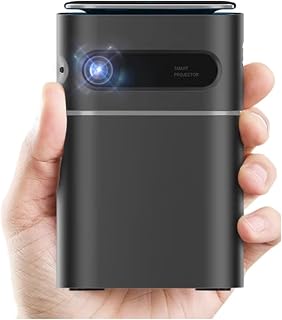 Compare A8 DLP 3D Projector 4K Mini Portable Smart Auto Focus Android Full HD WiFi LED Projector 1080P Home Video with Battery; Outdoor Cinema at KSA Price