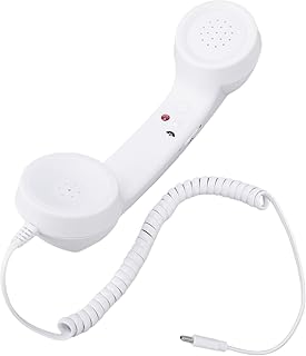 Retro Phone Handset, Type C Wired Telephone Handset,…